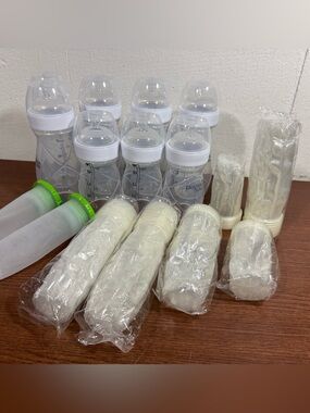 Playtex Drop Ins Bottle Lot - 7 Bottles With Liners!